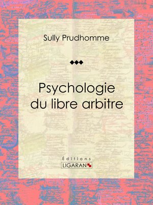 cover image of Psychologie du libre arbitre